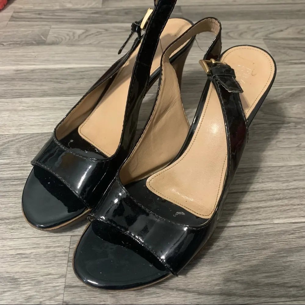 Franco Sarto Black Tan Heels; Size 9.5 Women’s - Image 10