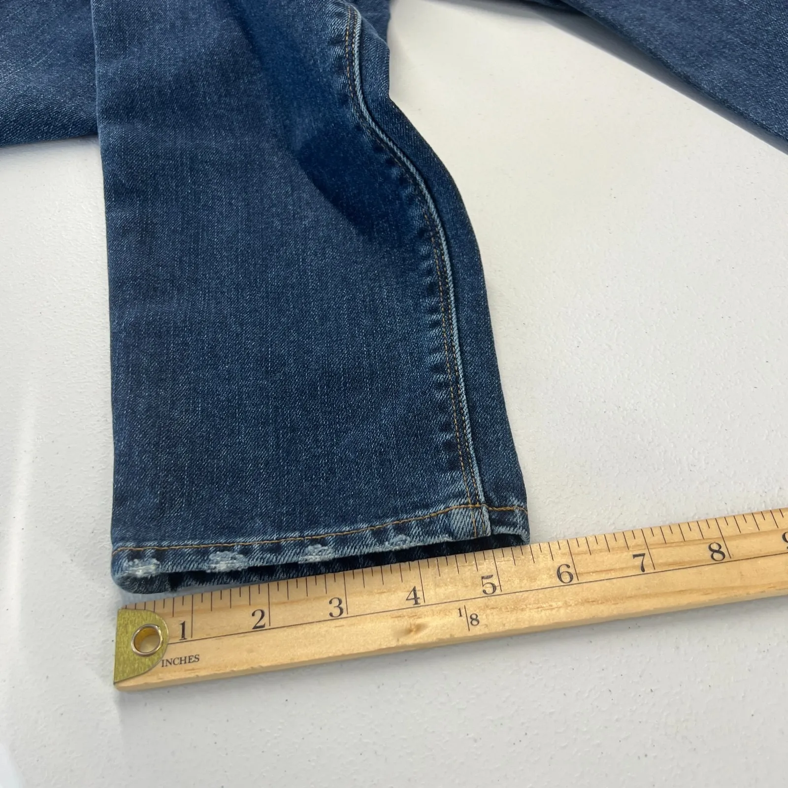 Natalie Hudson Super Skinny Ankle Jeans Womens 34 Blue Denim Cotton Mid Rise - Image 12
