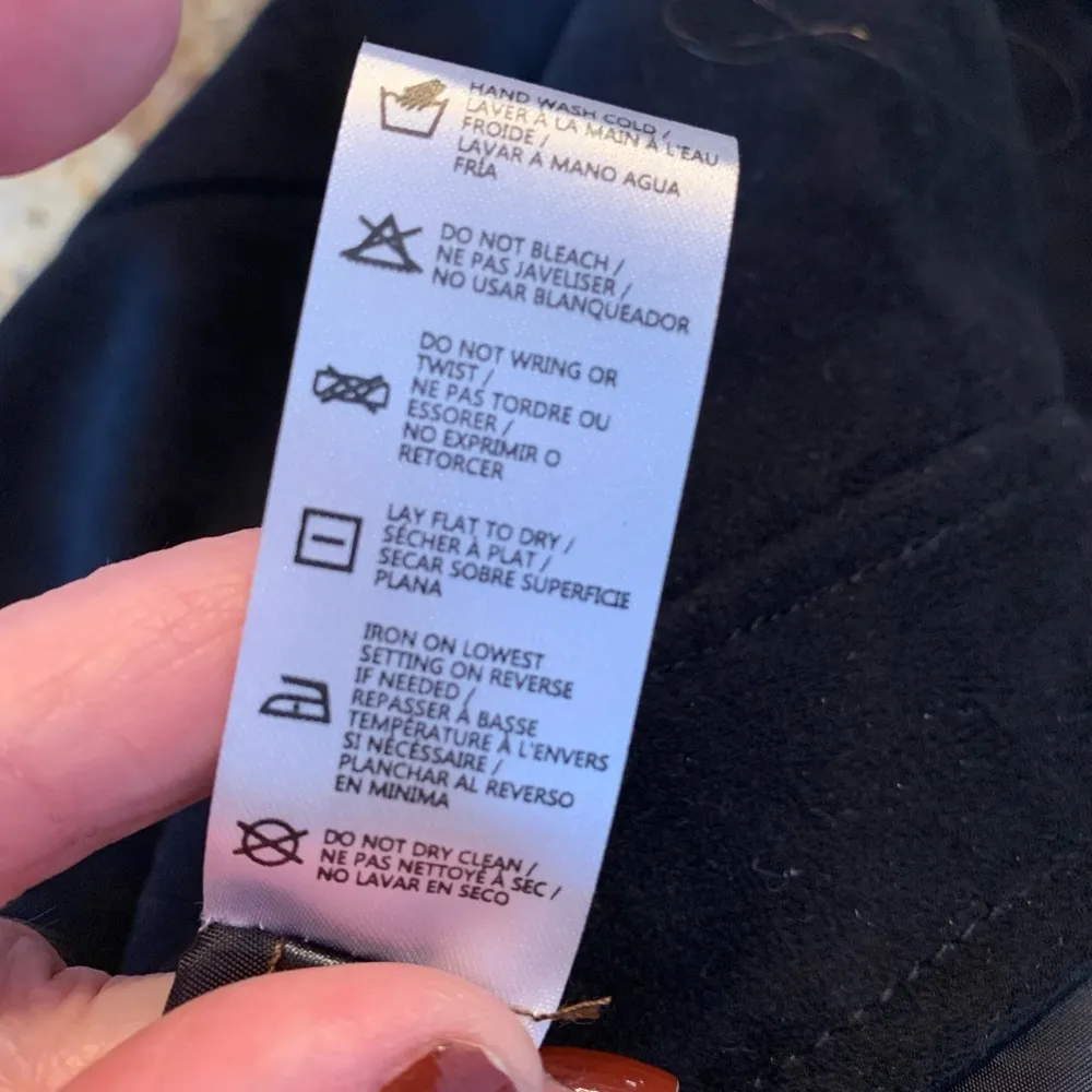 NEW Buffalo David Bitton Faux Suede Black Grommet Skirt Size Large L Rtl $69 - Image 10