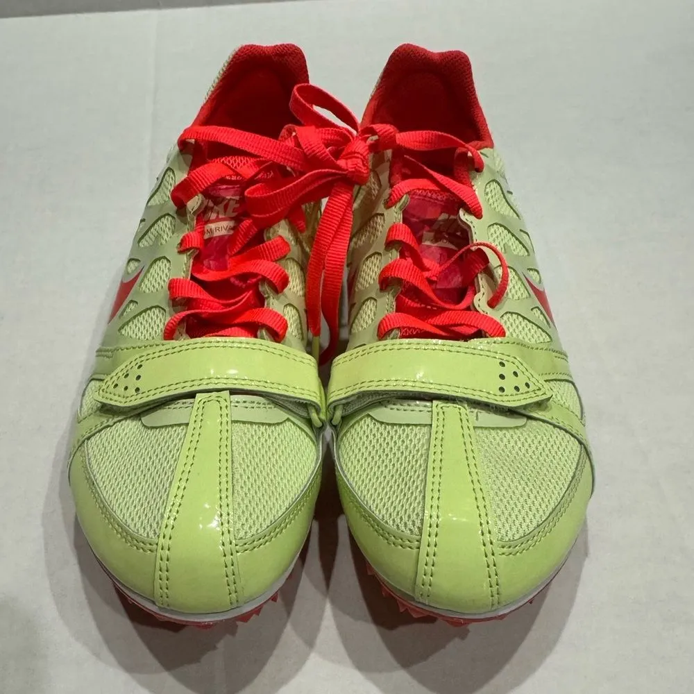 NIKE Track Shoes Cleats Zoom Rival S 6 456811-761 Green Running Sprinting Sz 7.5 - Image 2