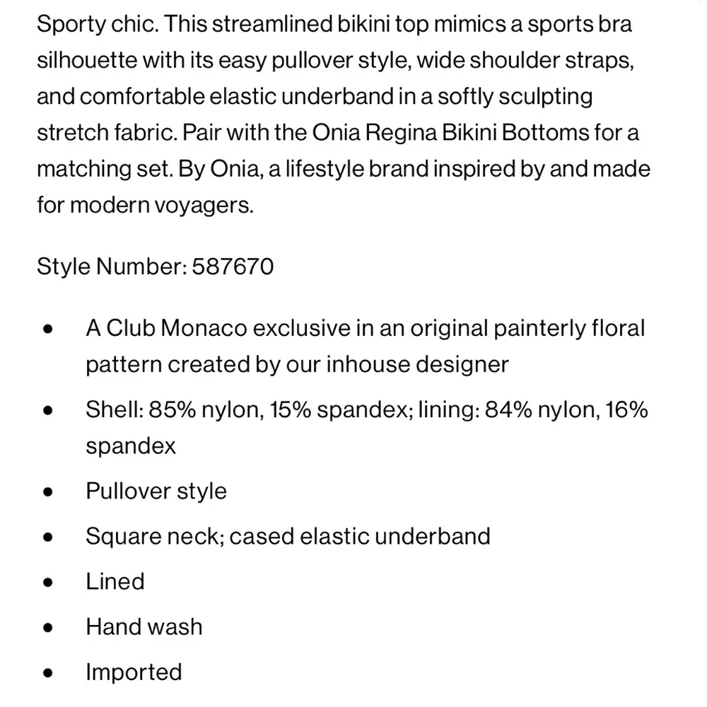 ONIA Zoe Bikini Top - Image 2