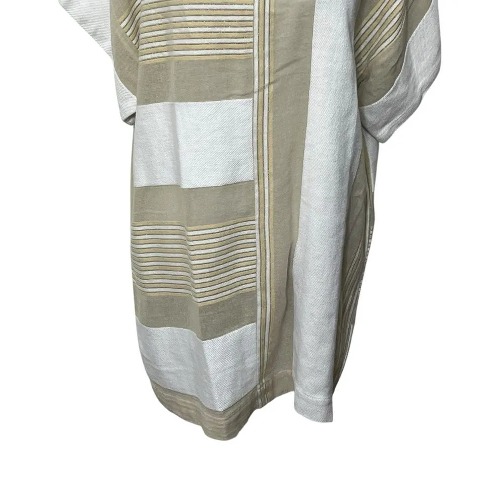 Ace & Jig Clarke Tunic Dress Women’s Size Small Solstice Stripe Cotton Mini - Image 4