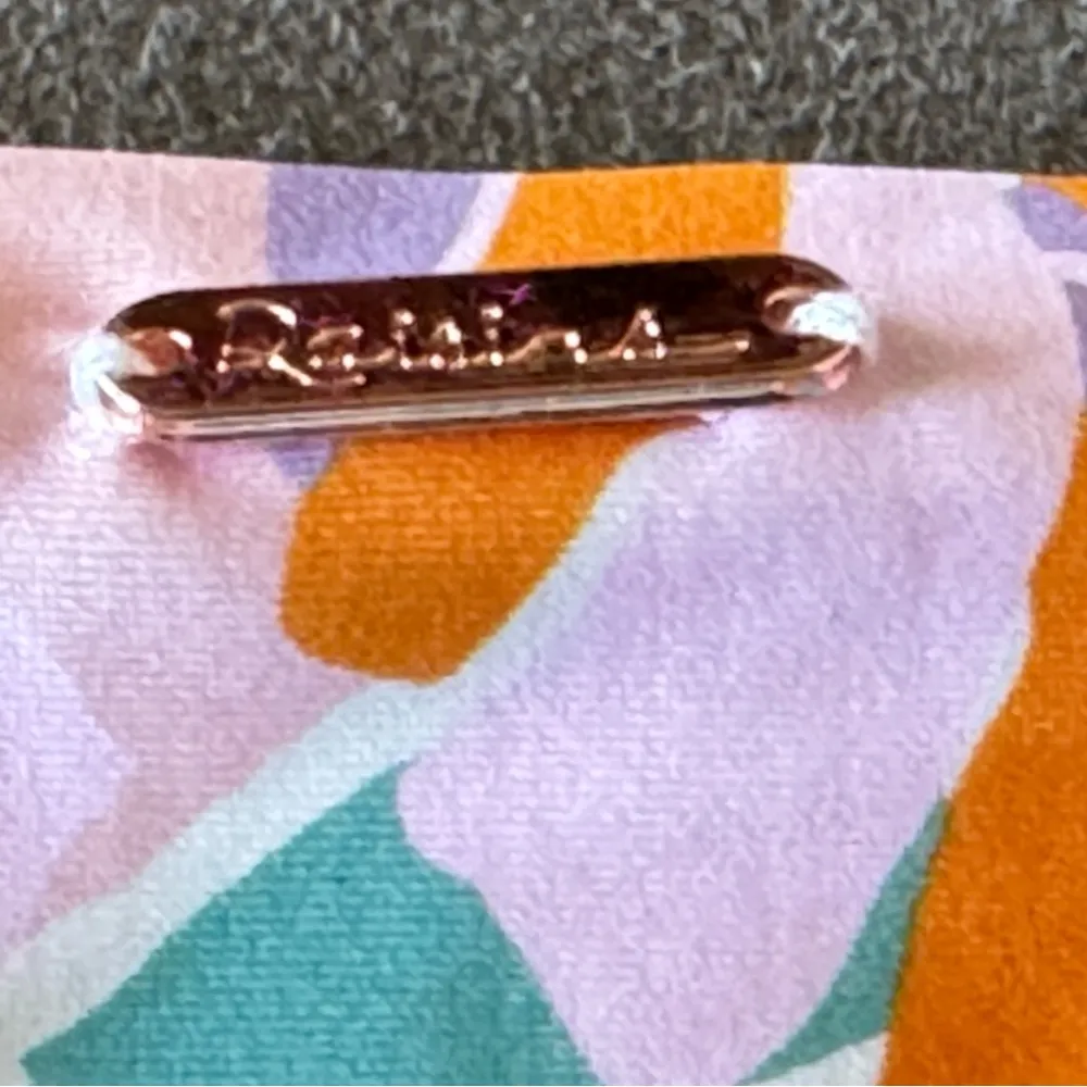 NWOT Raisins Junior’s Sweet Tropical Print Side Tie Swim Bottoms Medium - Image 5