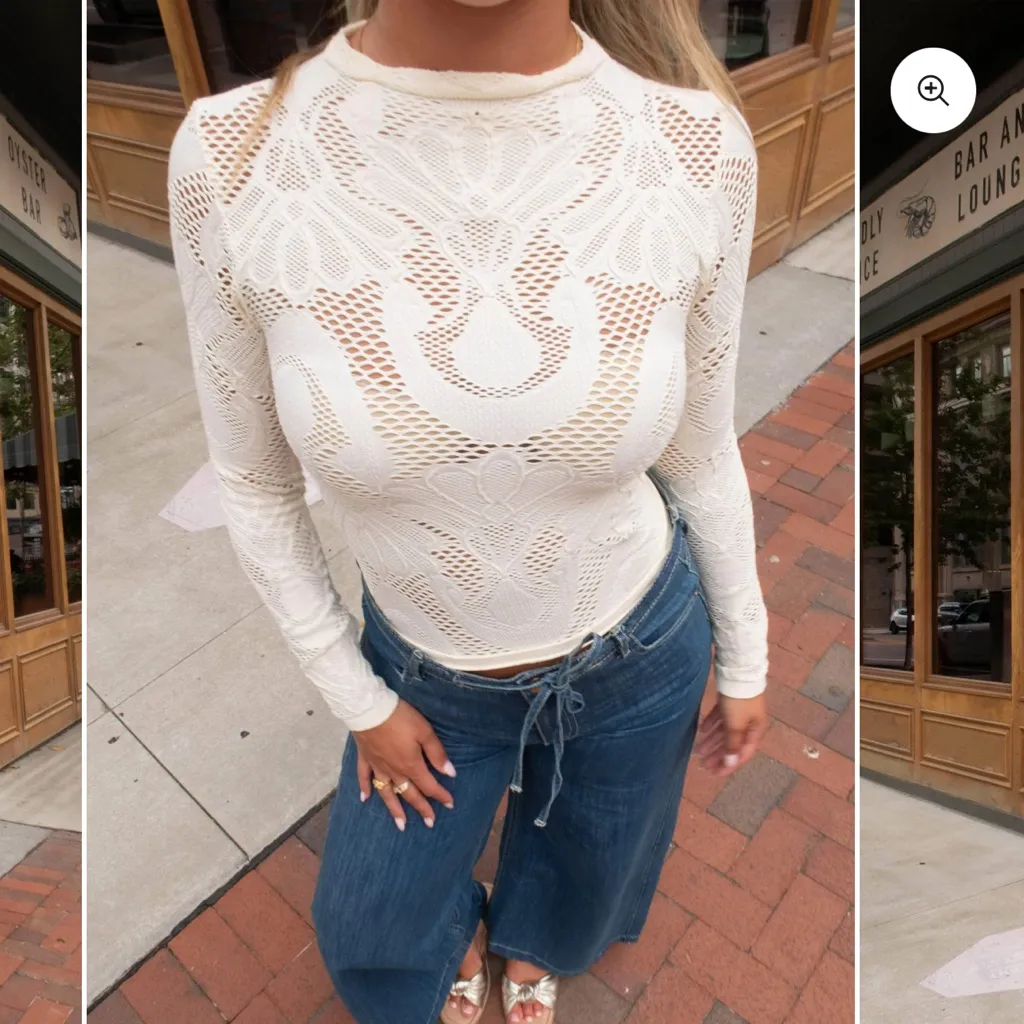 Seamless Lace Top - Image 3