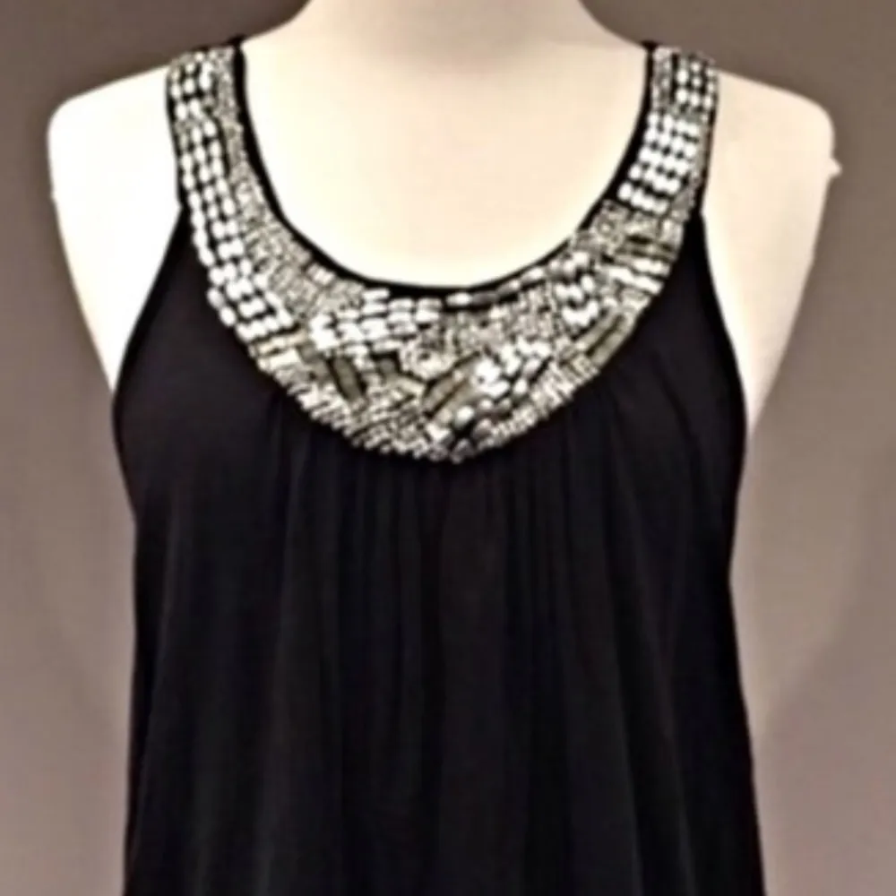 Jeweled black top - Image 3
