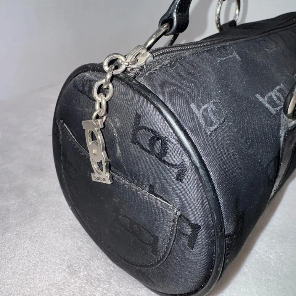 Vintage Y2K BEBE Black Women’s Mini Shoulder Monogram‎ Bag - Image 4