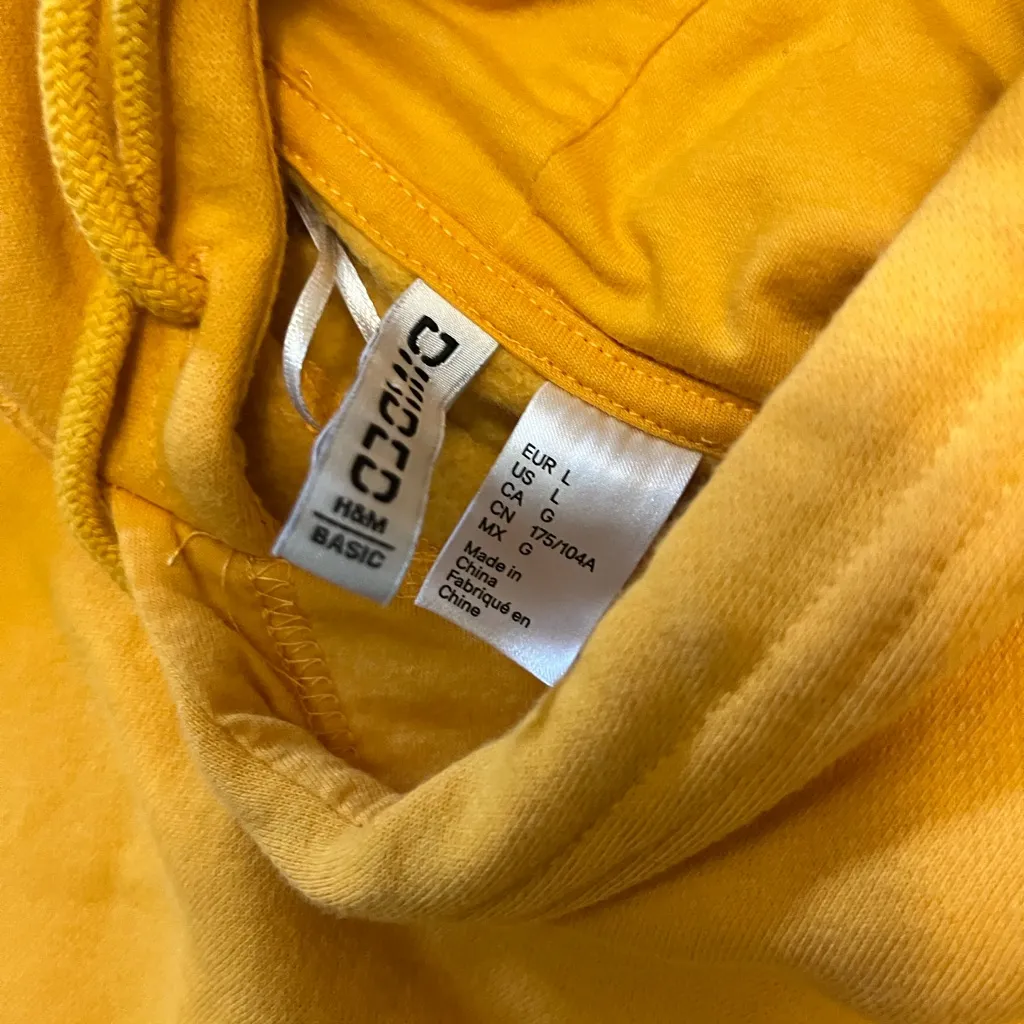 H&M divided Mustard Yellow Hoodie - Image 2