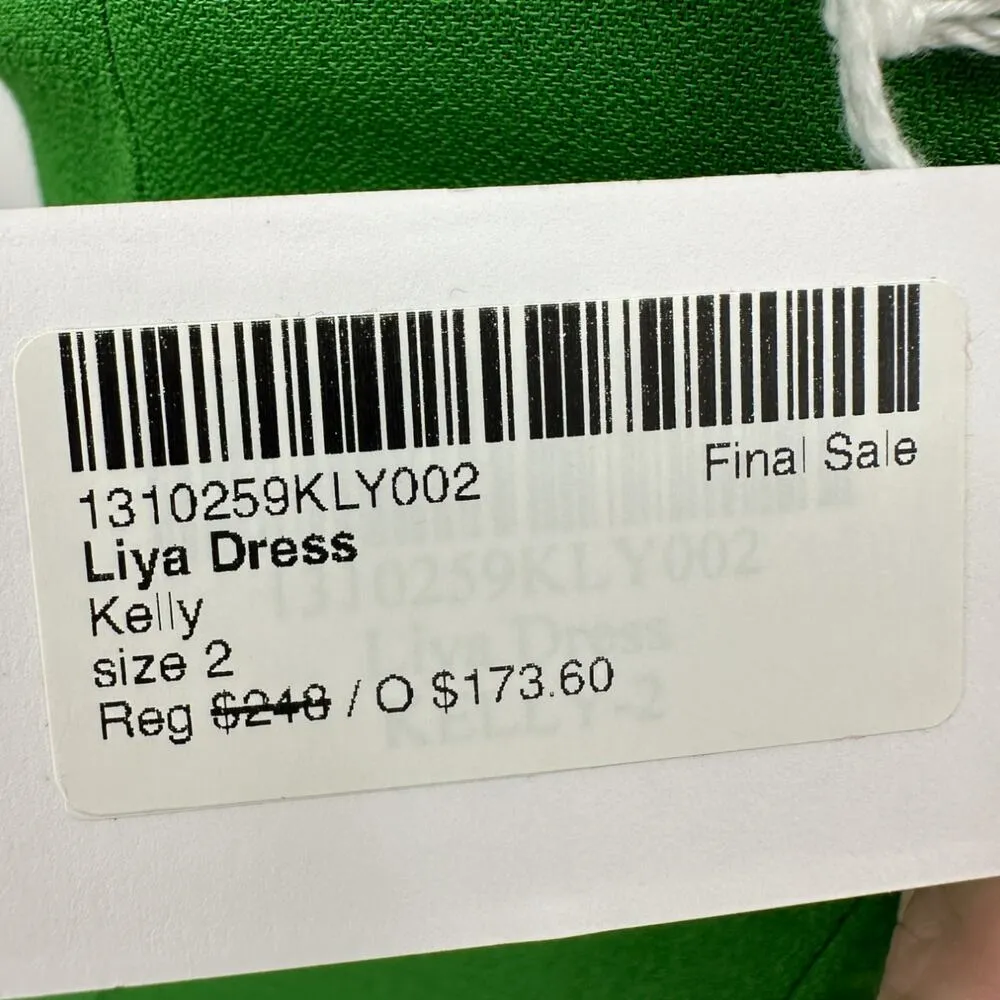 Reformation | NWT | Size 2 | Liya Crepe Sleeveless Midi Dress in Kelly Green - Image 9