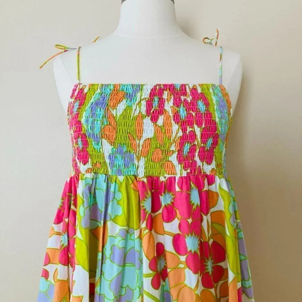 Free People SWF En-Flowered Midi Dress Size Large NWOT $349 - Image 6