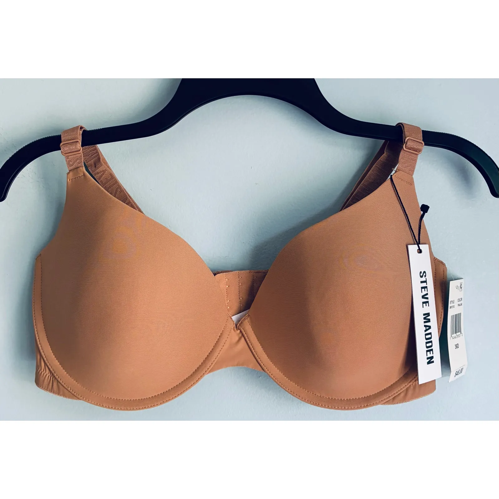 Steve Madden Lined Bra 36D Beige NWT - Image 5