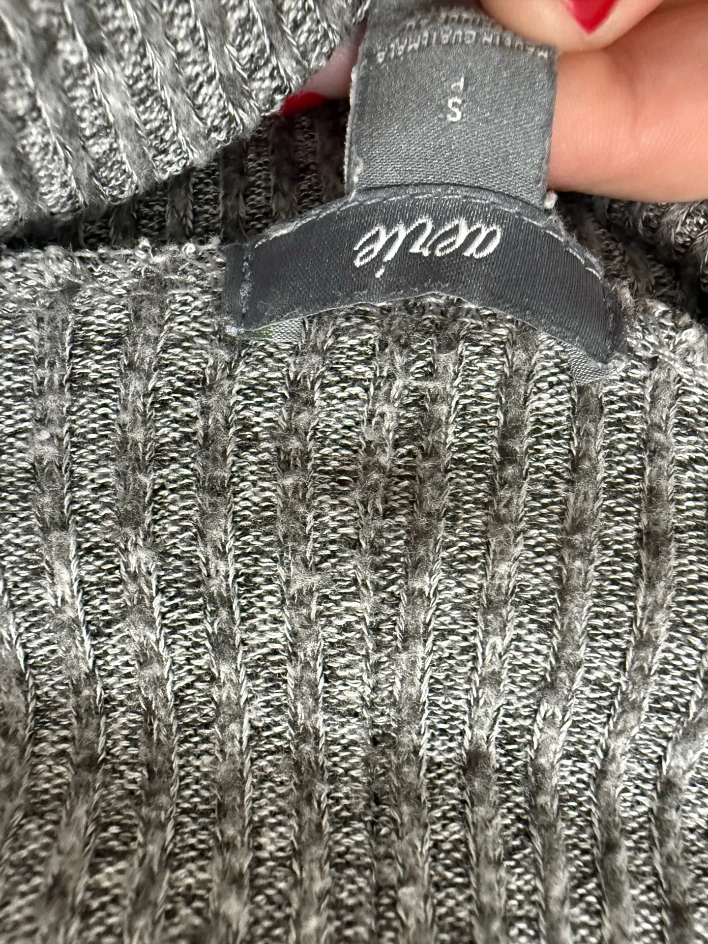 Aerie Grey Turtleneck Sweater - Image 2