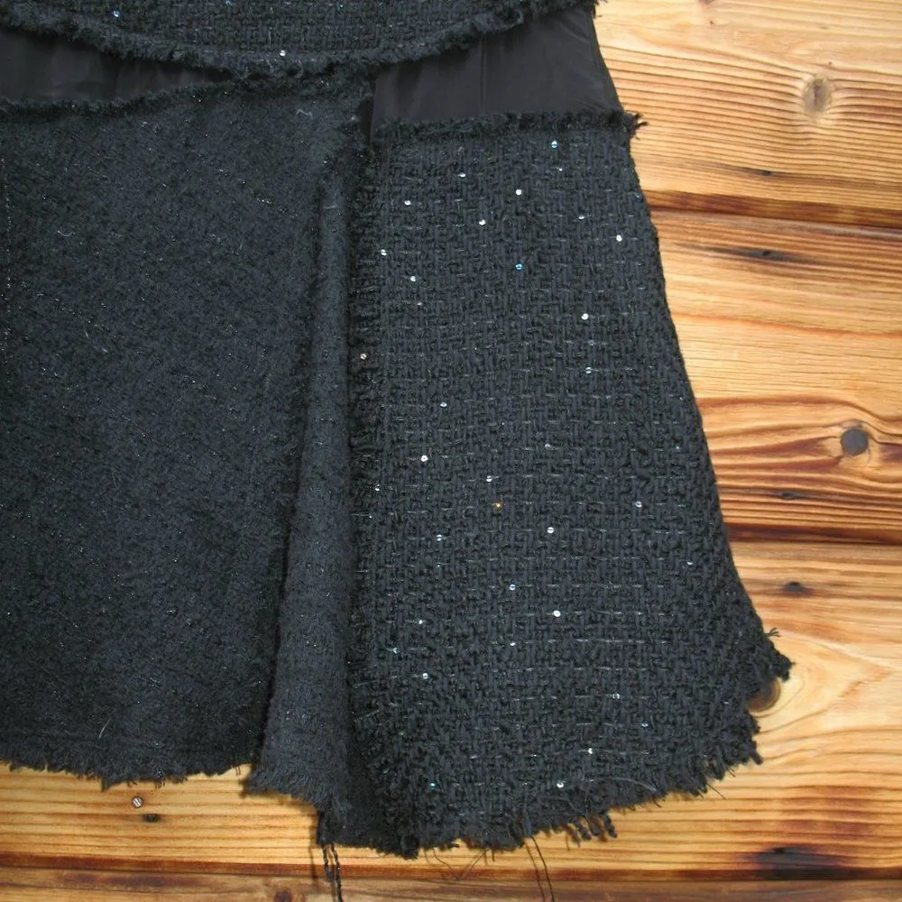 NWT Zara Tweed Sequin A Line Mini Skirt - Image 6