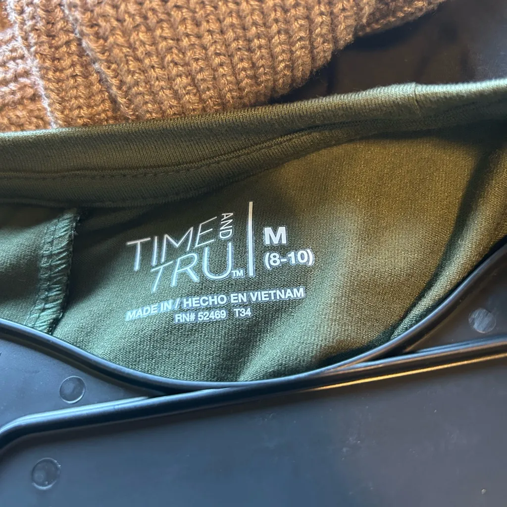 T shirt dress Green Size M - Image 3