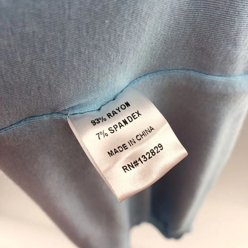 Superdown Erika Deep‎ V Jersey Maxi in Baby Blue M - Image 8