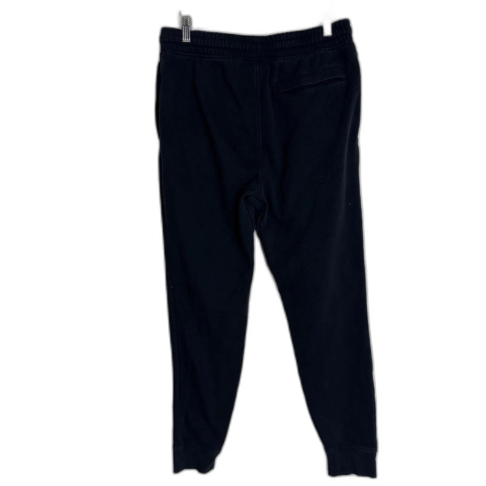 Gymshark Jogger Pants Medium Black Fleece Sweatpants Drawstring Cuffed - Image 8