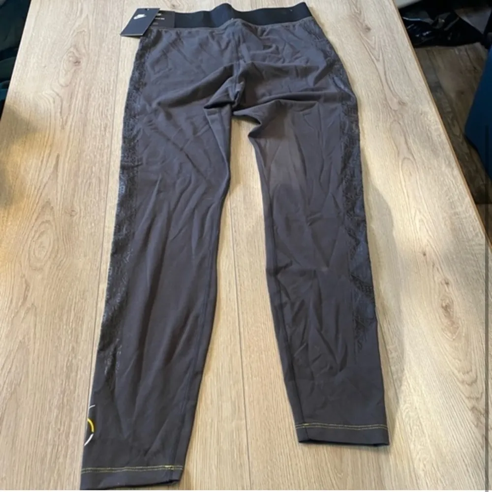 Nike Gray grey white leggings tights - Image 3