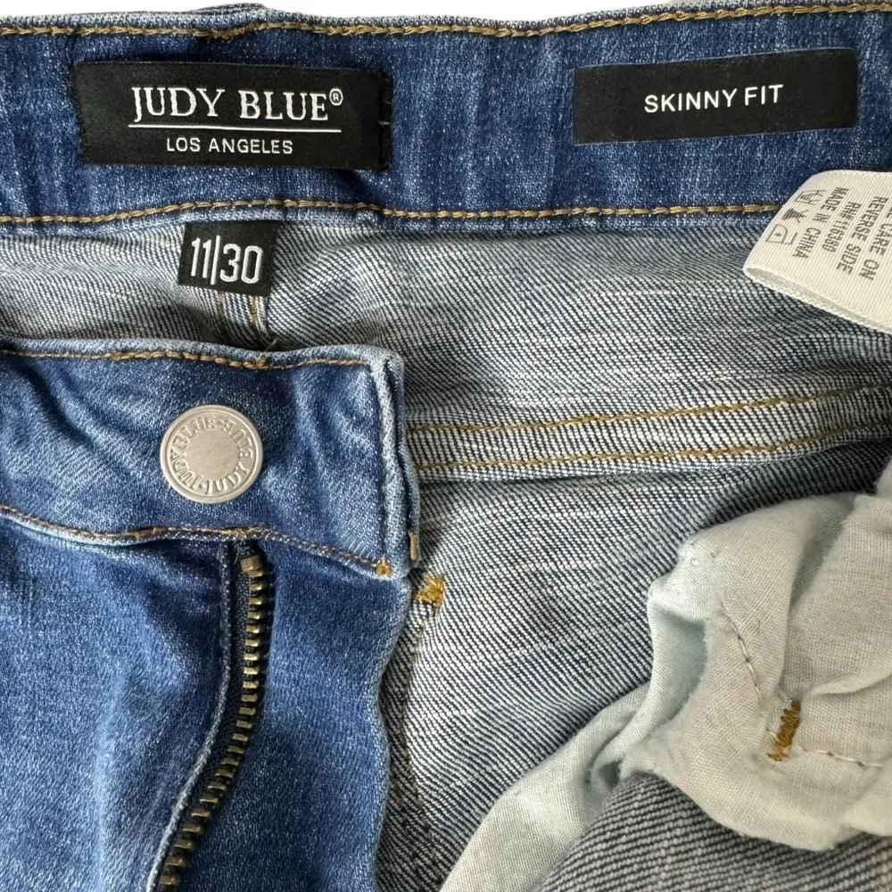 Judy Blue High Rise Skinny Jean Denim Medium Wash 11 30 - Image 8