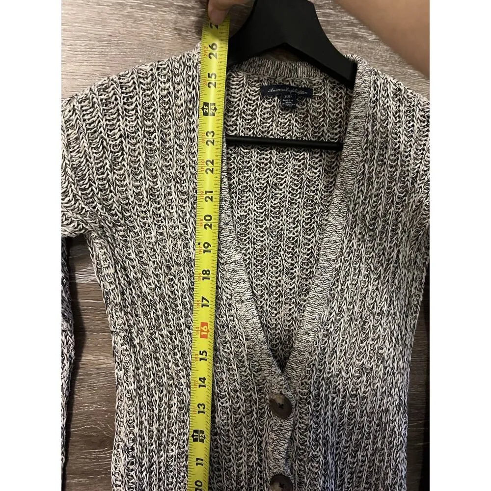 ASO Vampire Diaries American Eagle Knit Cardigan Vintage Sz XS Elena Gilbert - Image 5