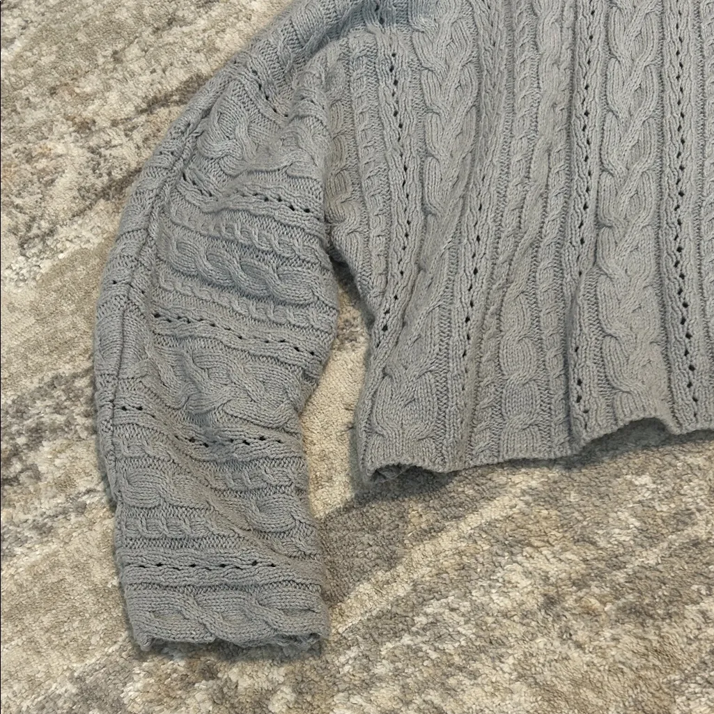 forever 21 grey cropped cardigan - Image 5