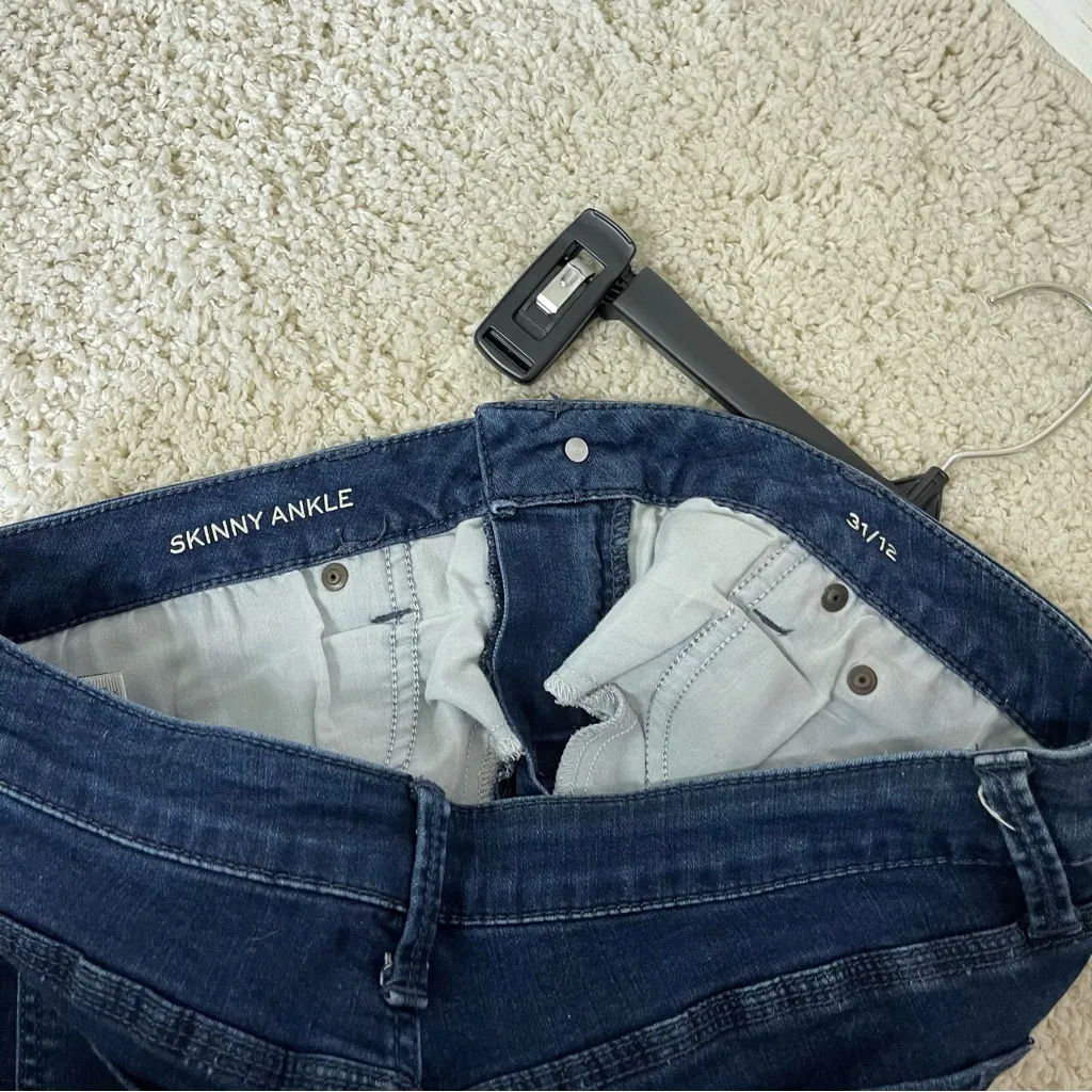 STYLUS Dark Blue Women's Skinny Jeans Size 31 - Image 5