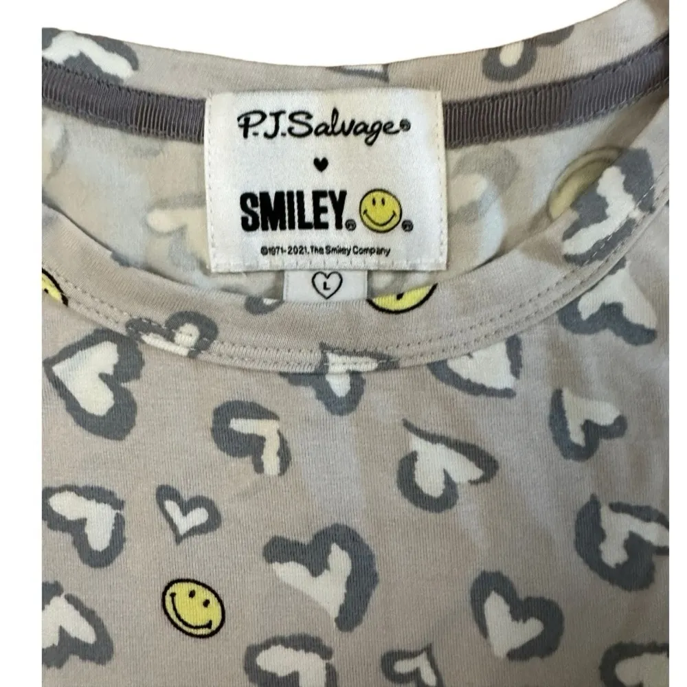 PJ Salvage Women's Loungewear Happy Days Tank m Gray Size L - Image 4