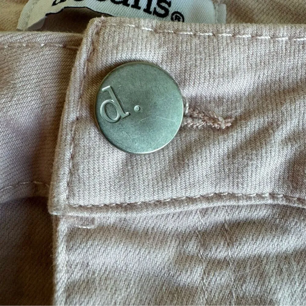 d. jeans Light Pink Sand Capri Denim Jeans Women’s Size 16W - Image 5