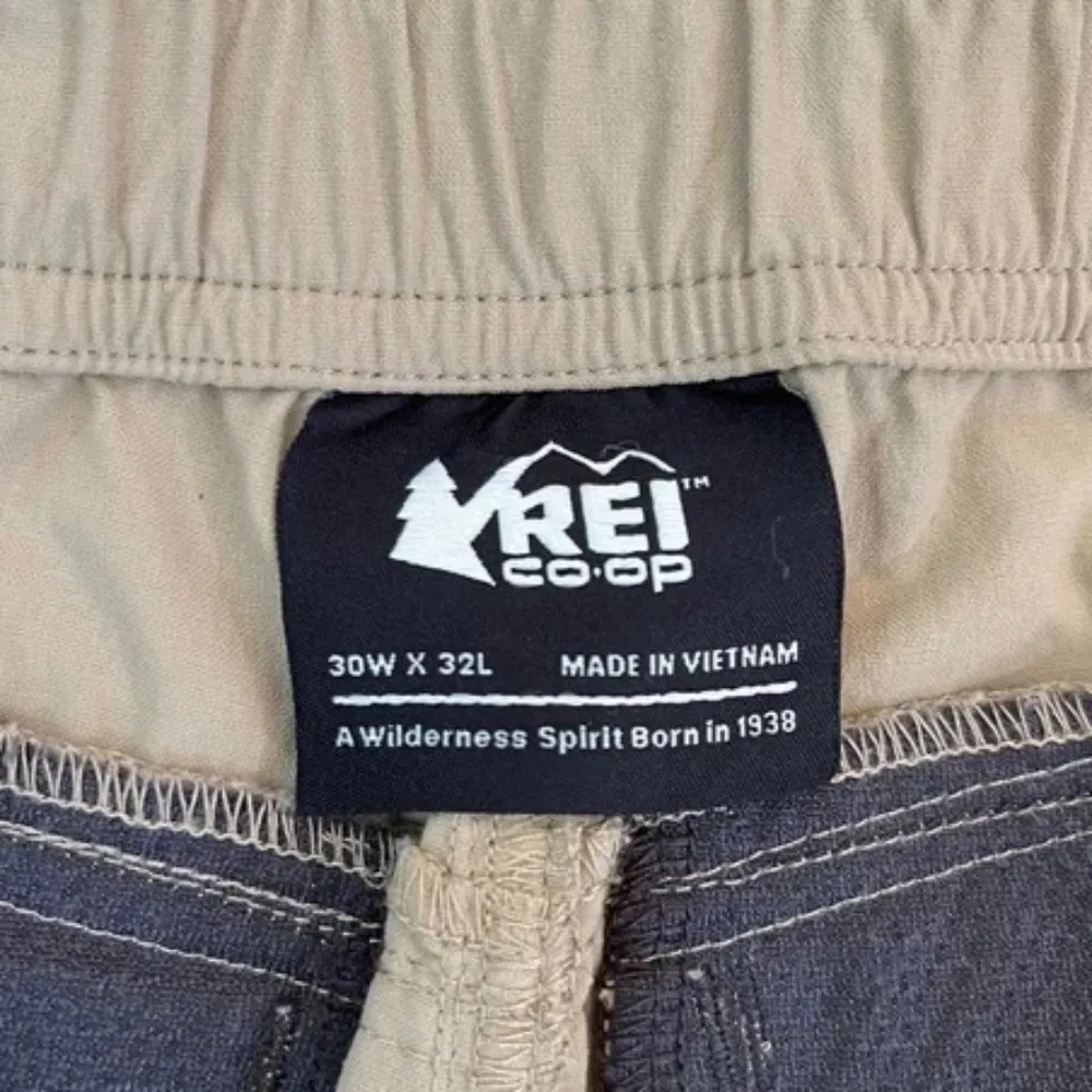 REI Sahara UPF 50 Cargo Hiking Pants Outdoors Stretch Pockets, Size 30W x 32L Tan - Image 7