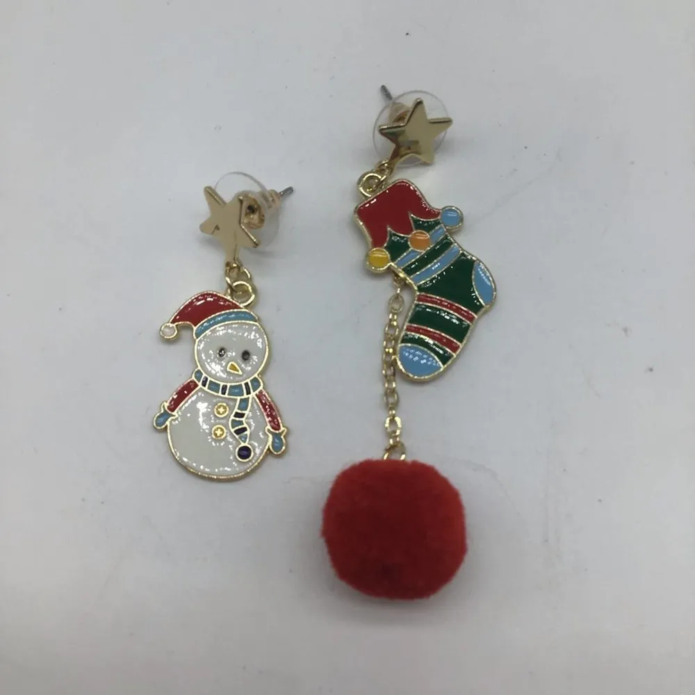 New Christmas snowman&stocking fashion earrings - Image 11