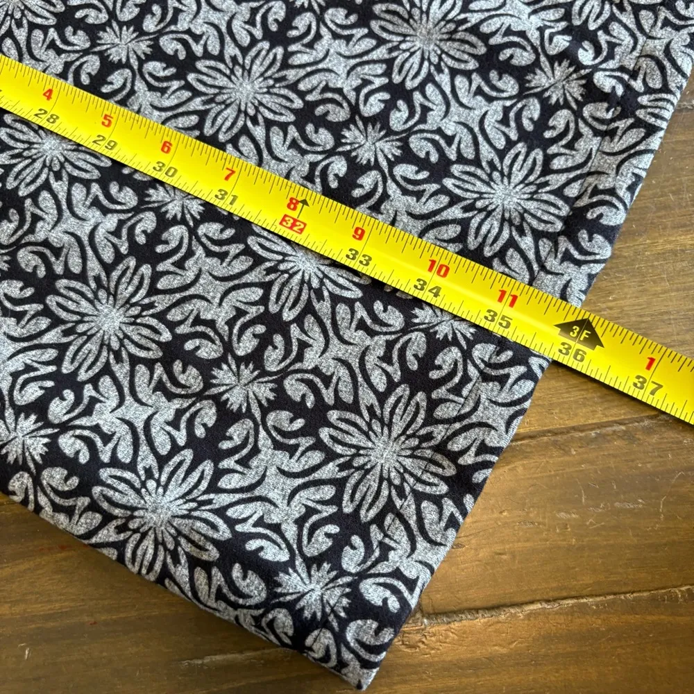 Soybu Active Dress Gray Black Printed Geo 3/4 Sleeve Womens Large - Image 5