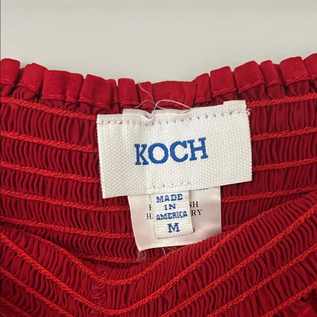 Dark Red Koch Erica Skirt - Image 4