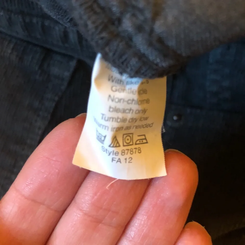 J crew toothpick cord gray size 24 - Image 4