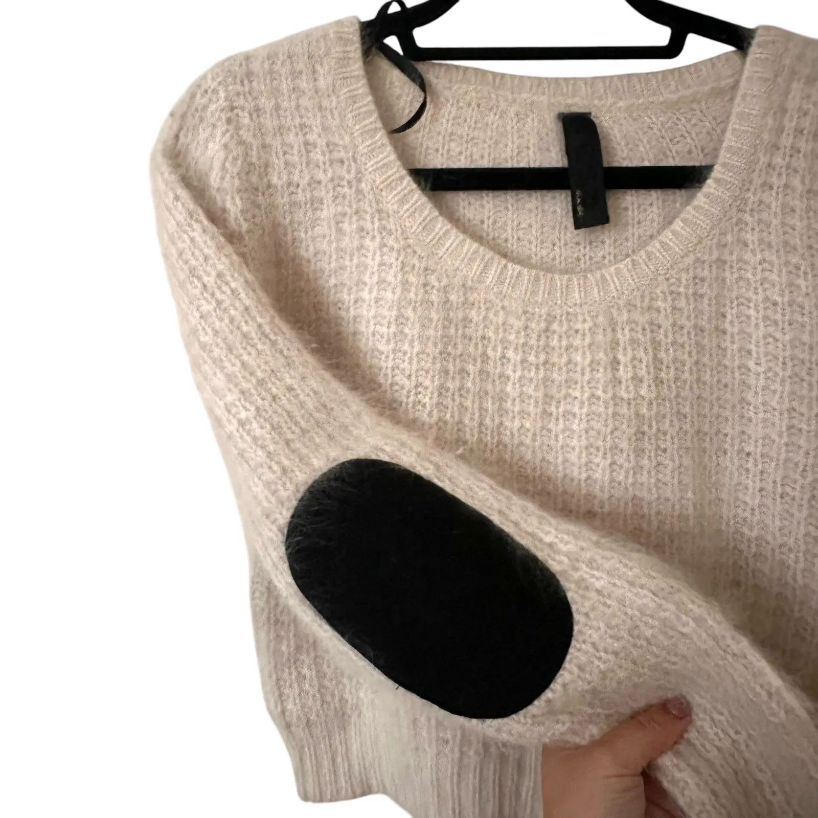 JOES JEANS Angora Blend‎ Cropped Sweater Medium - Image 4