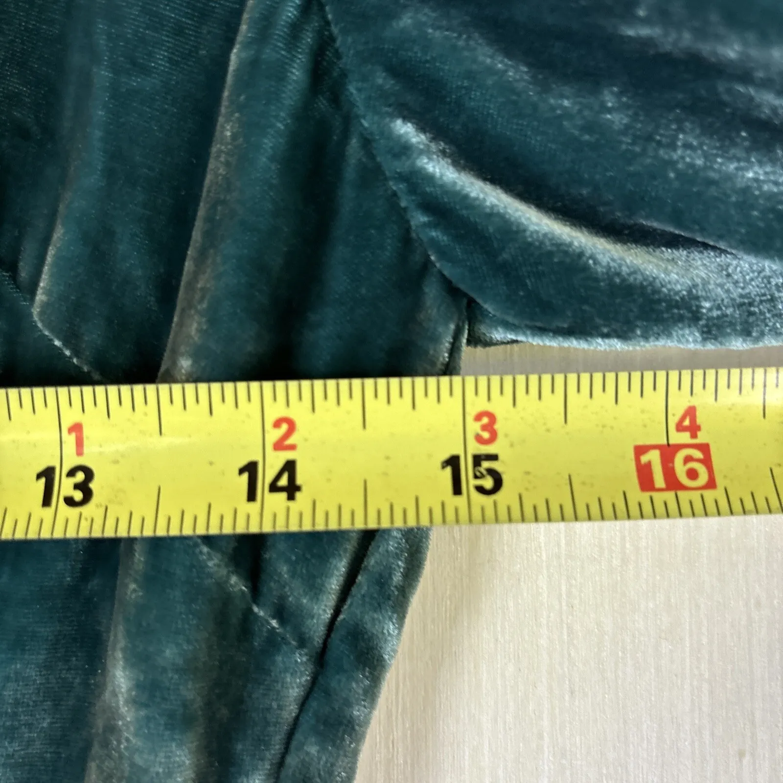 Aritzia Wilfred Lyric Women's Dress Sz 0 Green Velvet Silk Blend Mini Faux Wrap - Image 7