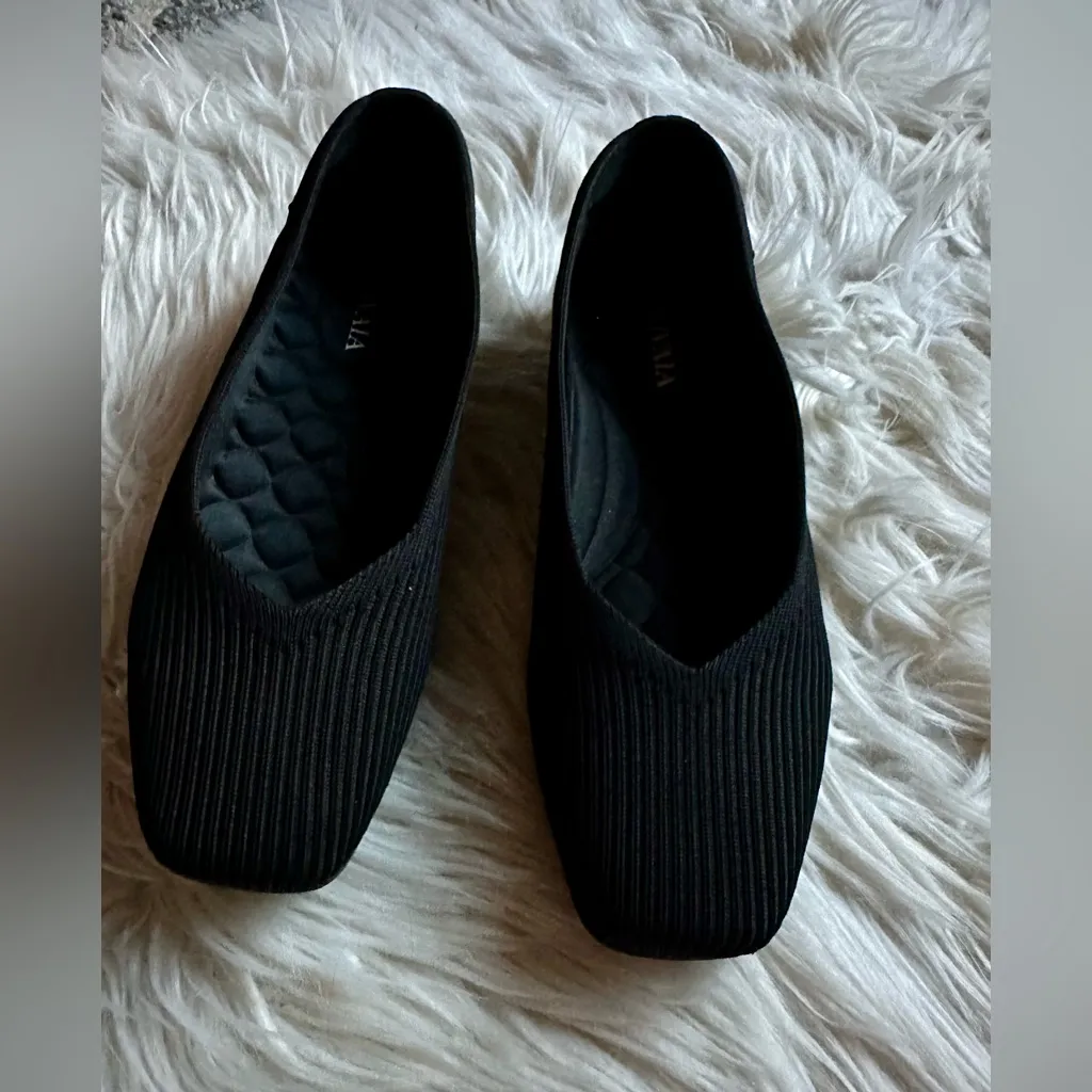 VIVAIA square toe ballet flats Black Size 6 - Image 2