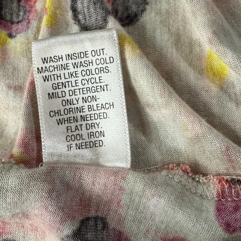 Simply Vera Vera Wang Large Top Abstract V-Neck Long Sleeve Stretch Lightweight - Image 8