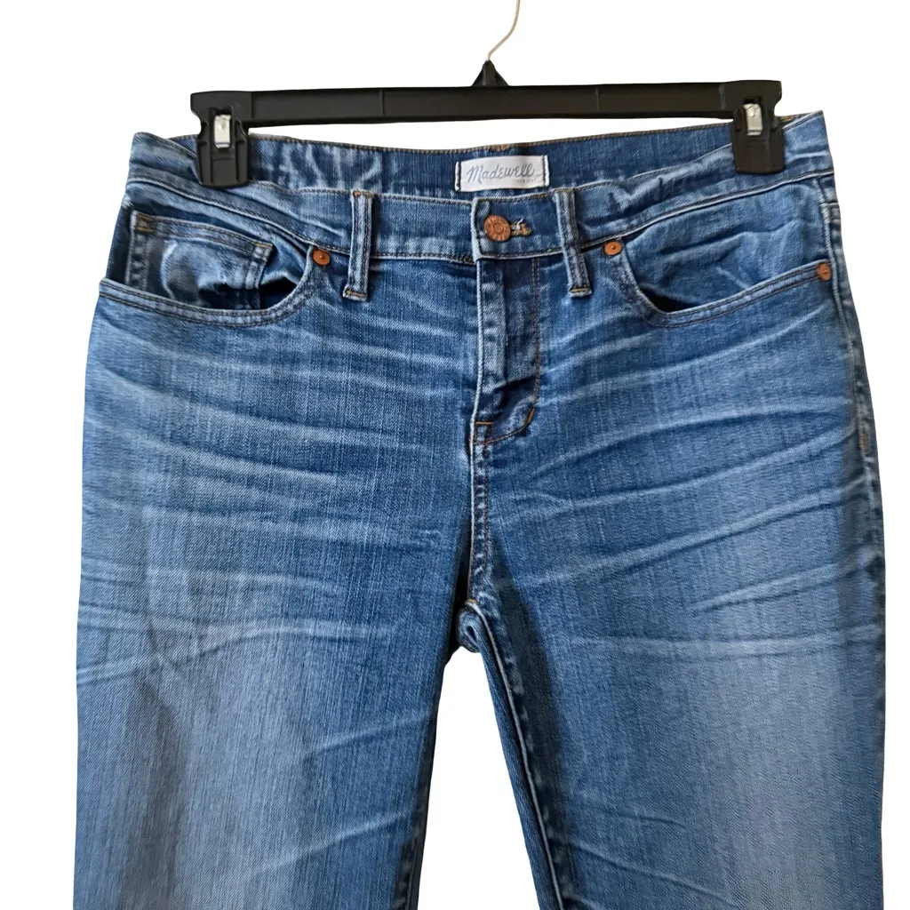 Madewell Jeans Women 9” Skinny Skinny  Blue Jeans Size 30 Distressed - Image 3