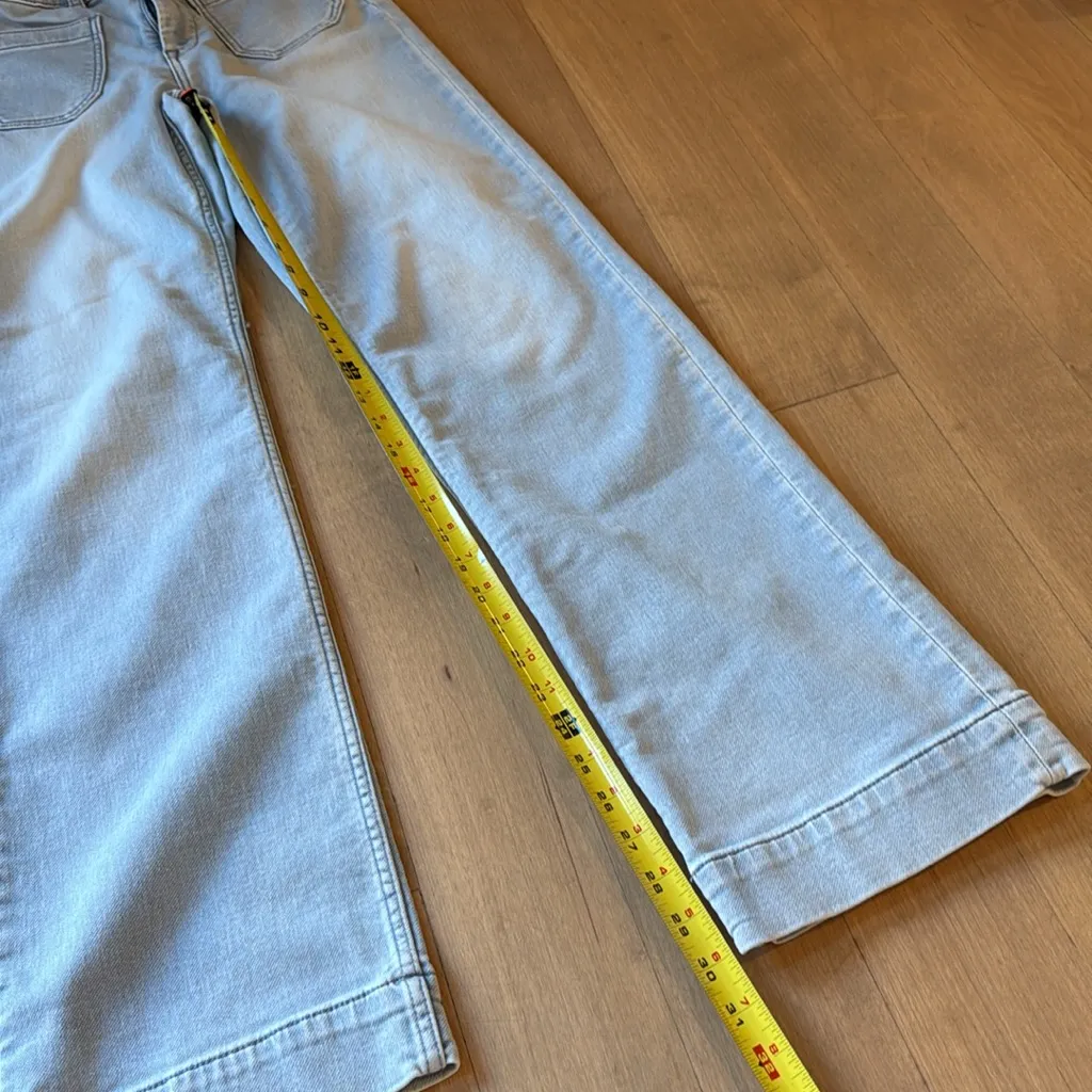 Faherty Stretch Terry Patch Pocket High rise Pant Jeans - Image 9