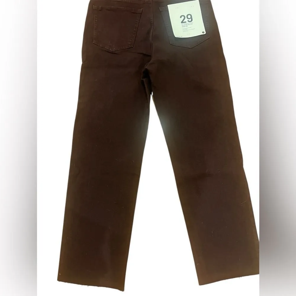 Re/Done Womens 70'S Ultra High Rise Stove Pipe Jeans In Washed Plum size‎ 29 NWT - Image 5
