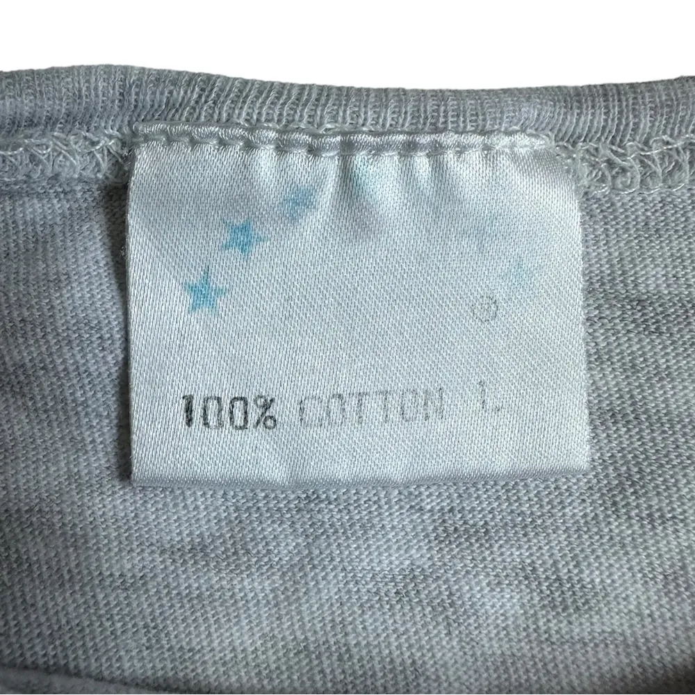 Vintage 90s Sleeveless Aruba Boat Ship Coastal Beach Gray Graphic Tank Top Size L - Image 6