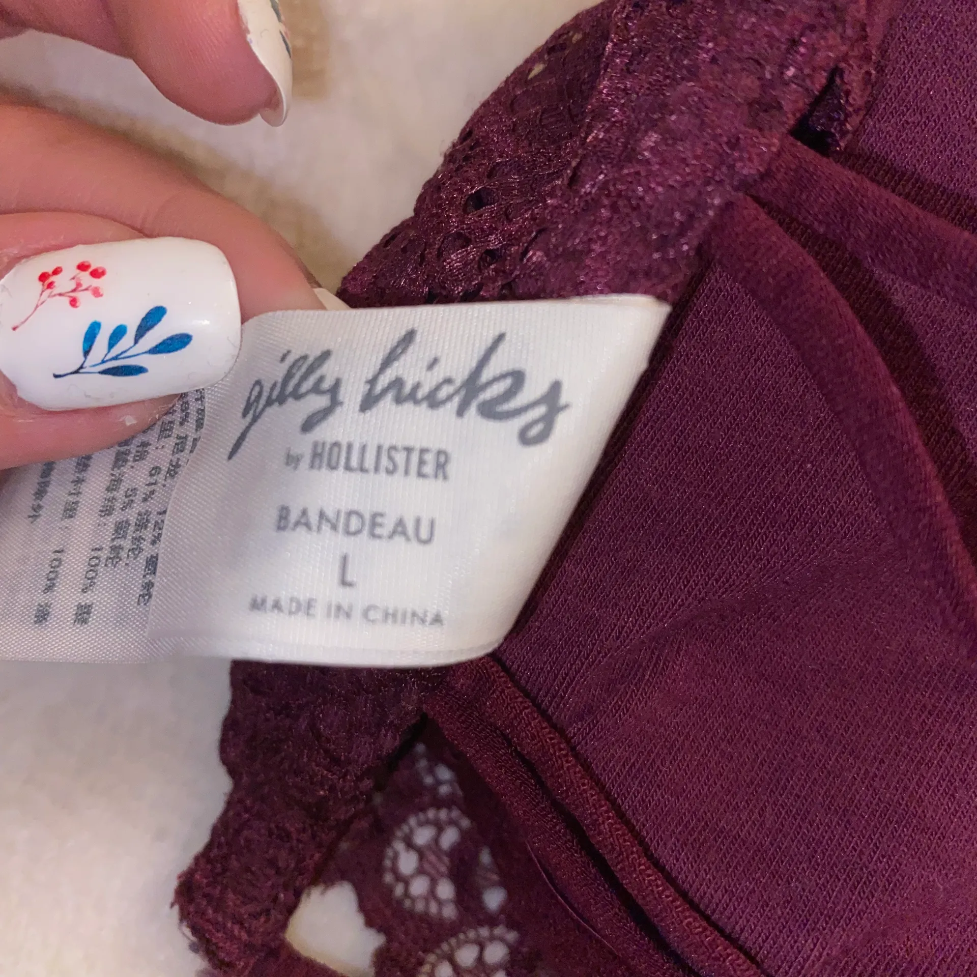 Maroon Bralette - Image 4