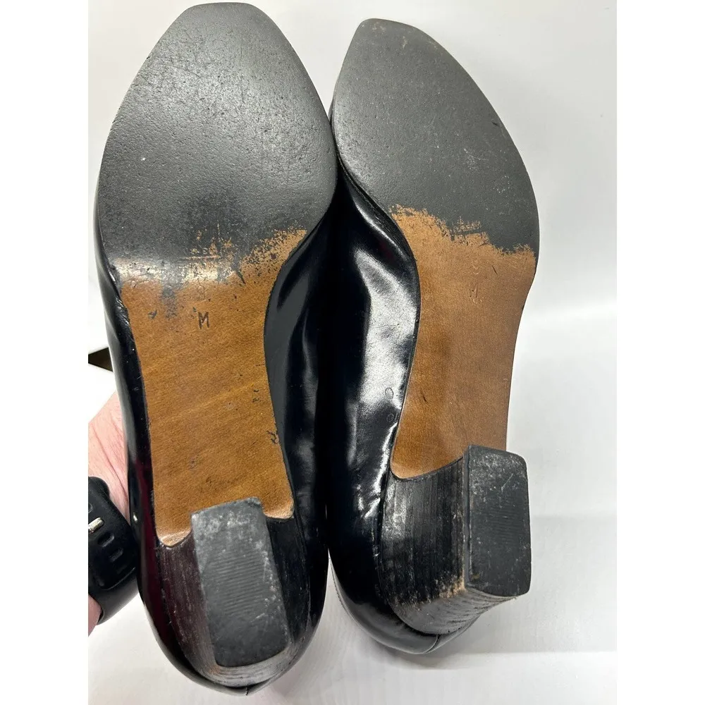 Van Eli Vintage Brown Block Heels Closed Toe Size 8M - Image 9