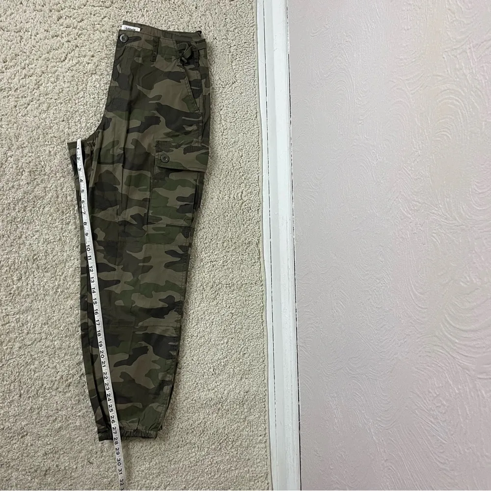 Garage Green Camouflage Cargo Pants - Image 8