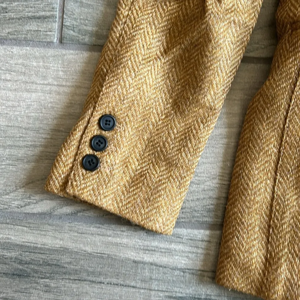Smythe 90s blazer in toffee herringbone Size XS - Image 3