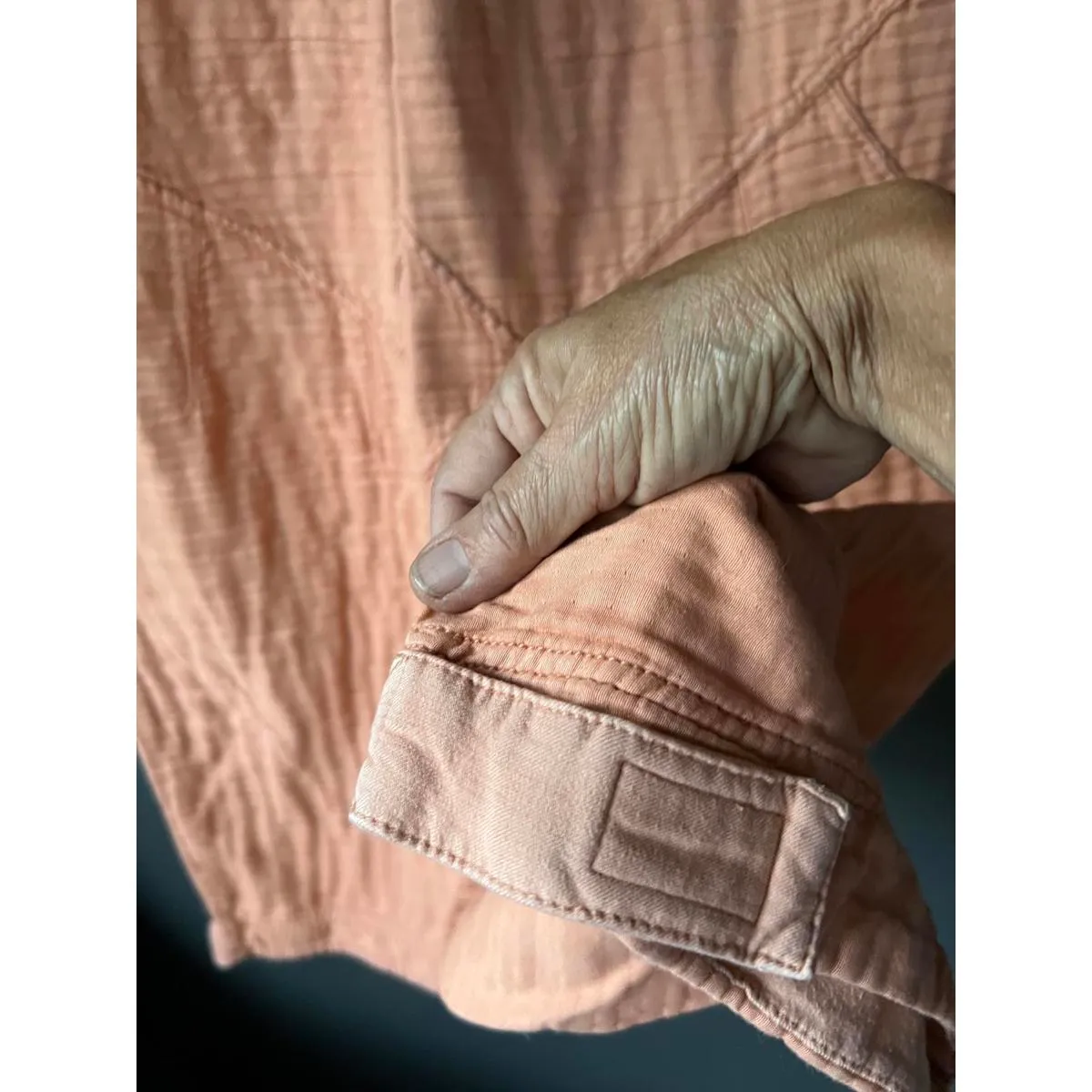 Free People Movement Women's Casual Orange Elastic Waist Pants - Image 4