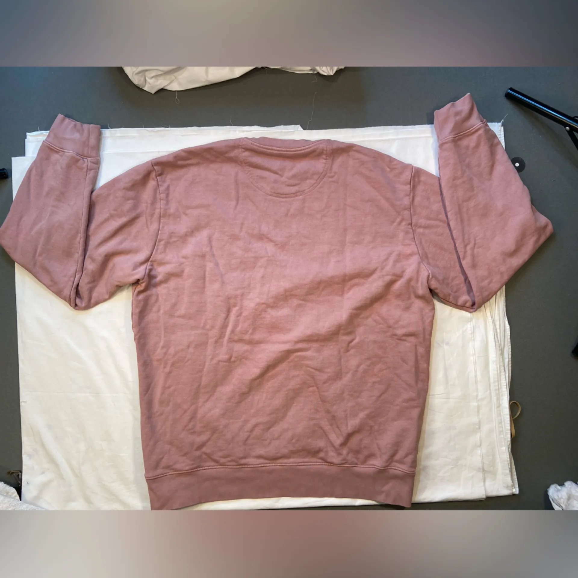 Outdoor Voices  pullover sweatshirt,‎ crew neck, soft pink, size Medium - Image 5