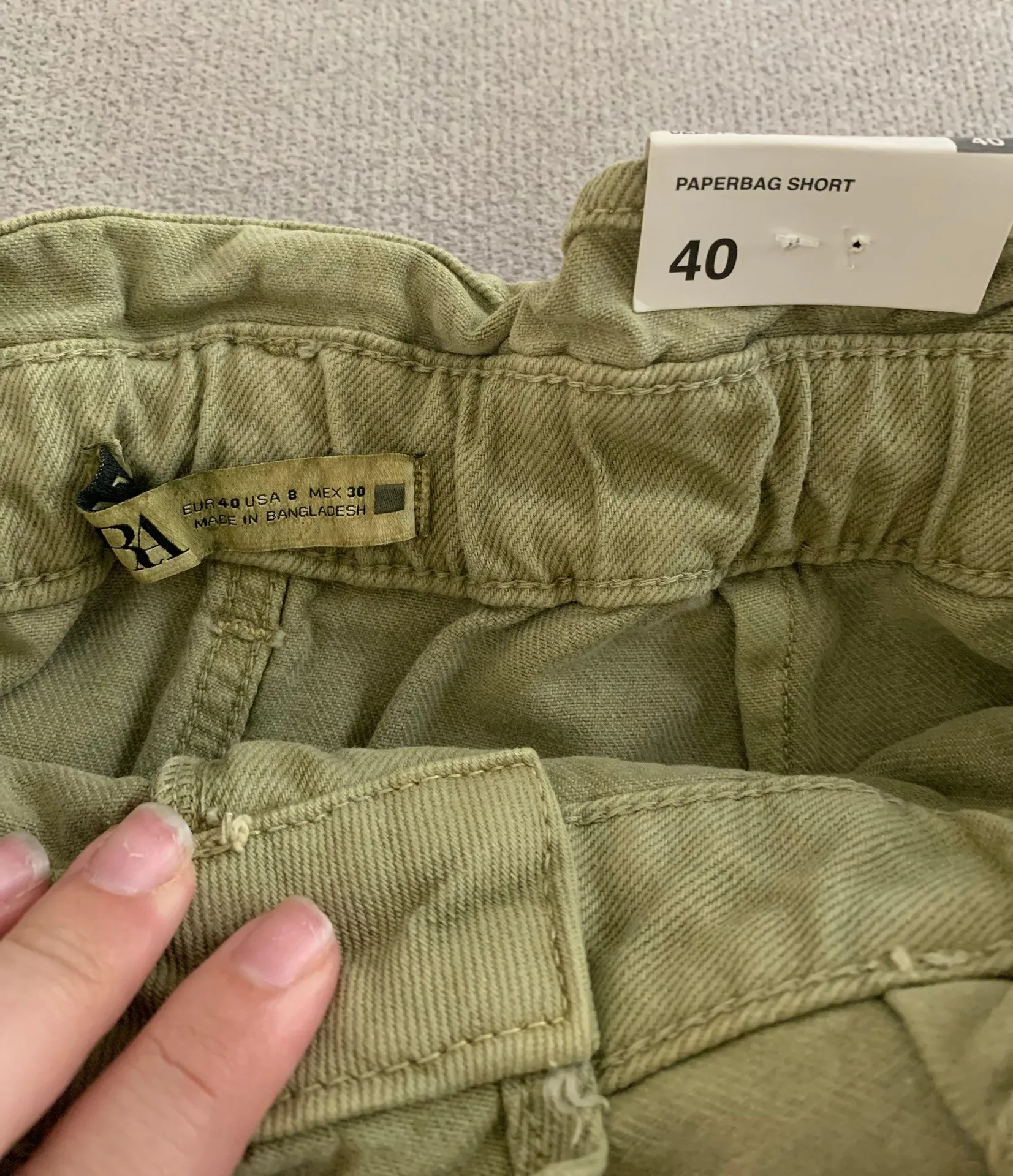 Nwt  Paper bag High Ride Shorts Sz 8 - Image 4