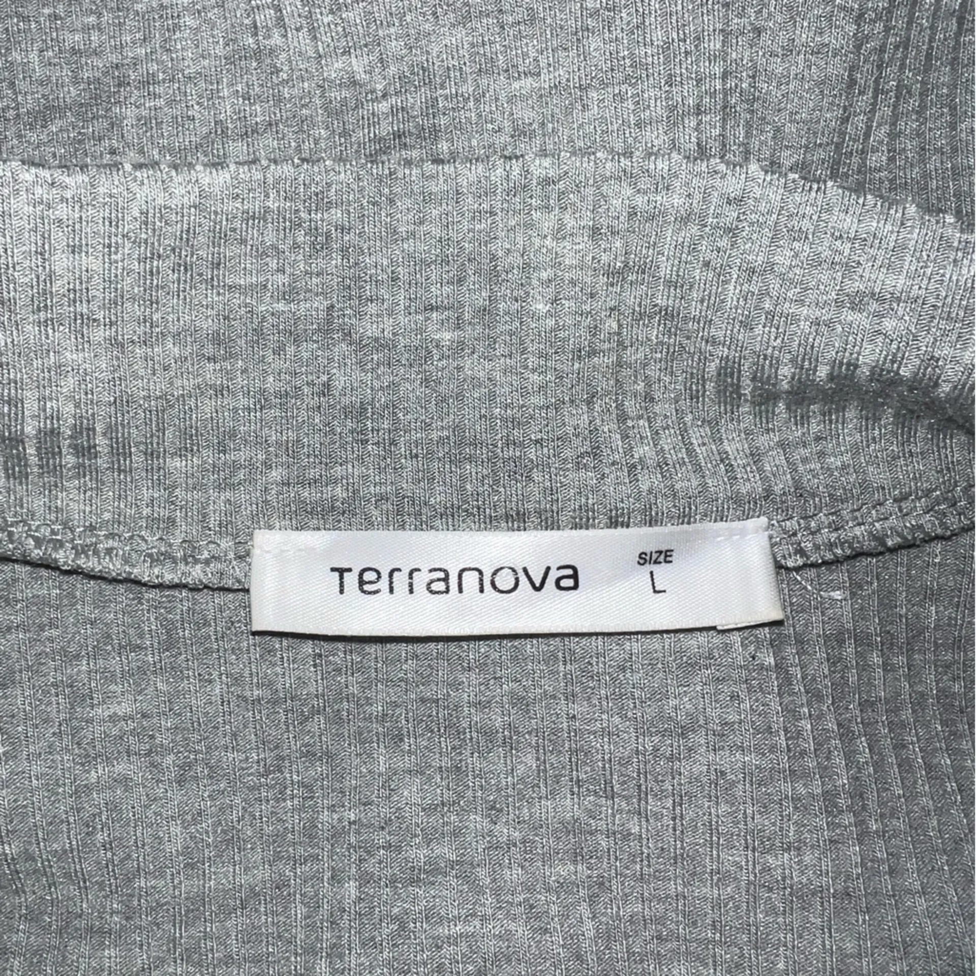 Terranova Light Gray Women's Long Sleeve Top Large - Image 3