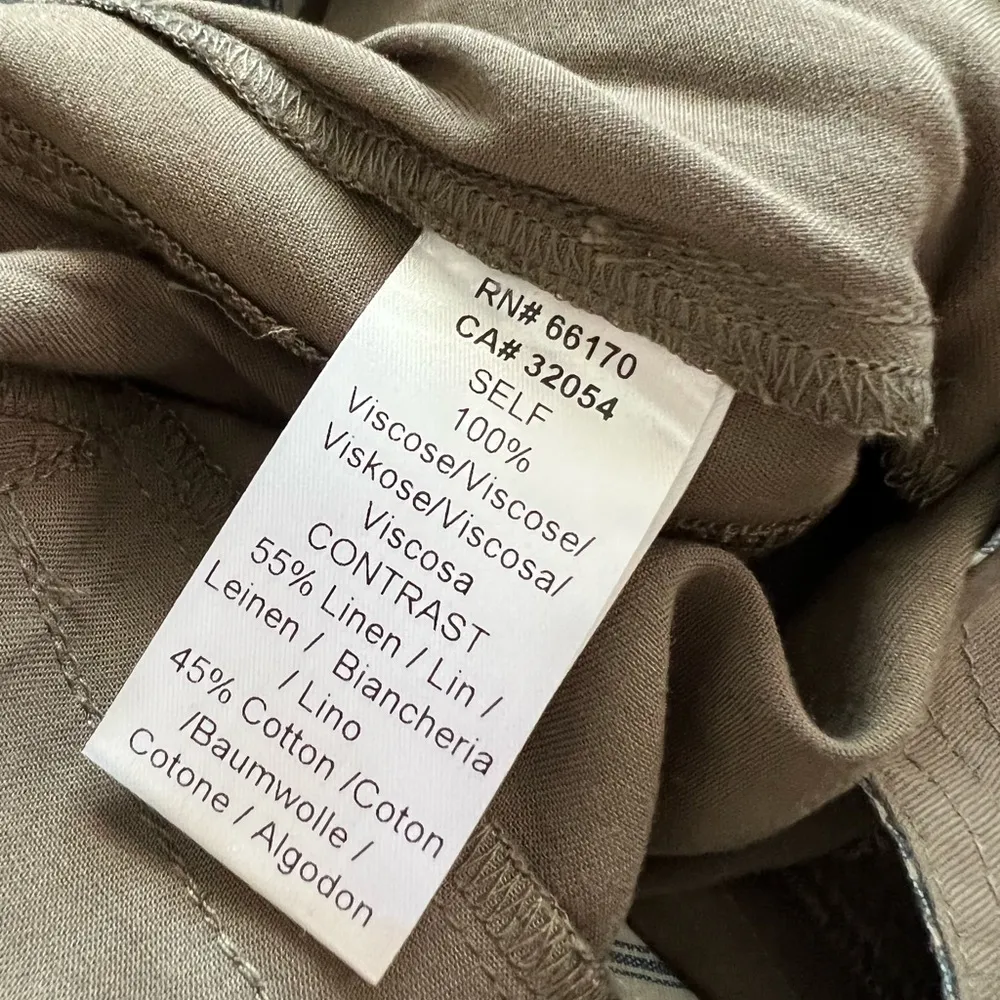 Anthropologie Elevenses Snap Cuff Jogger Trousers | Olive Green | Small - Image 6