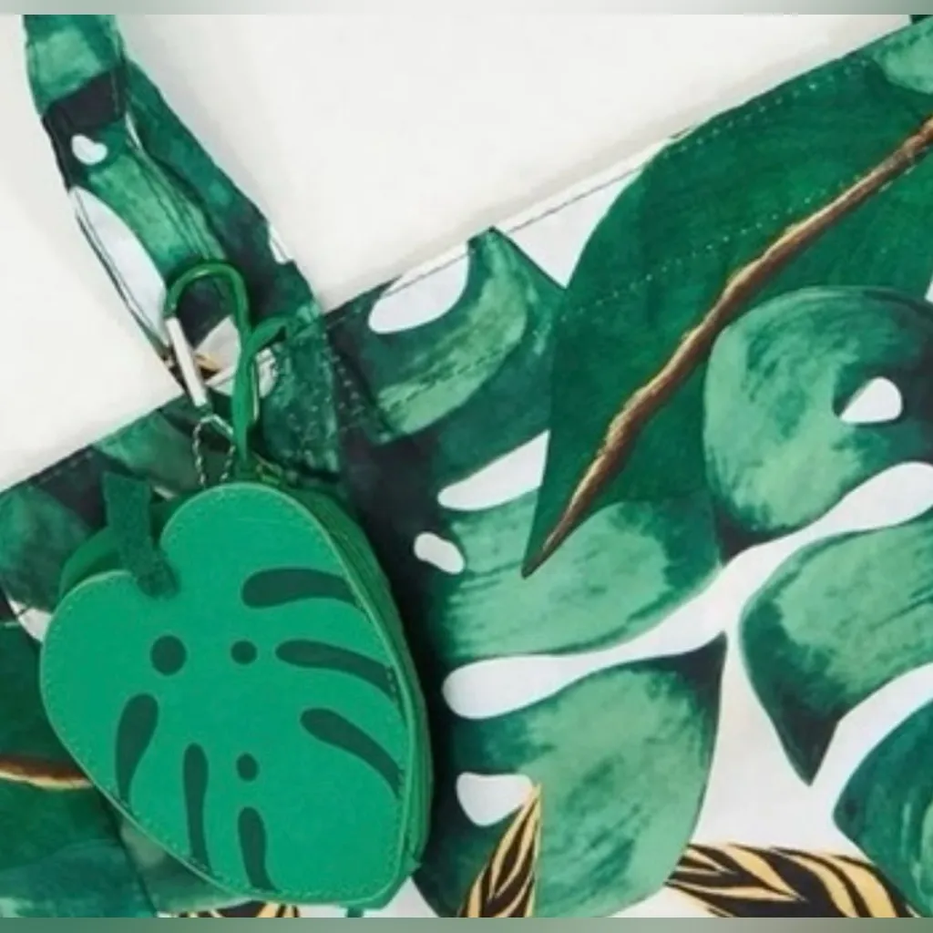 Farm Rio - Monstera Leaf Foldable Tote | NWT | On-the-Go & Travel! Sold Out! - Image 5