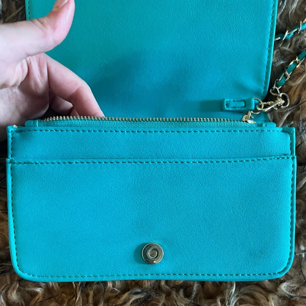 Bebe Studded blue  purse - Image 3